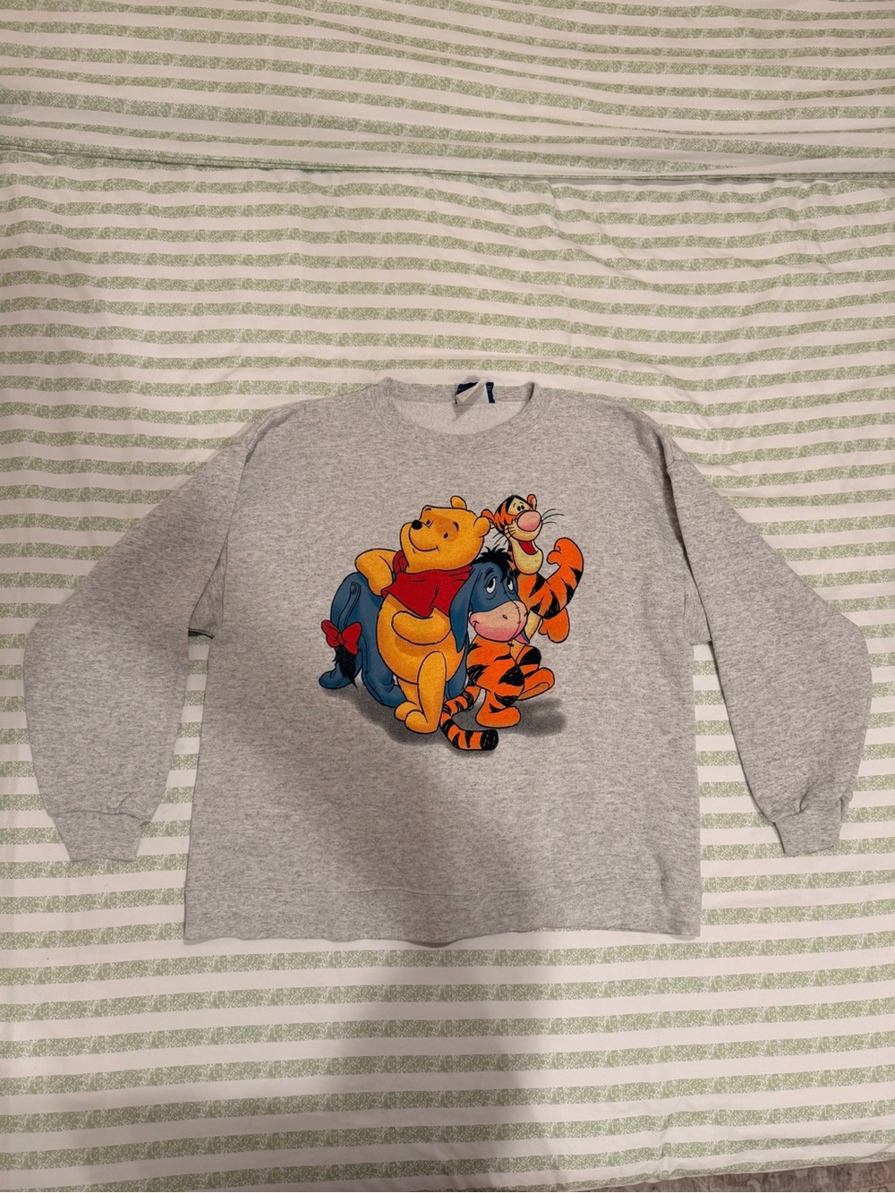 Winnie the Pooh Grey Sweatshirt with Pooh, Tigger & Eeyore